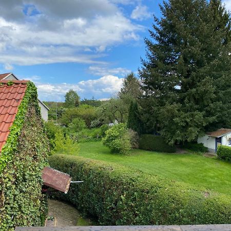 Ferienwohnung Zum Schloss Halbe Bagian luar foto