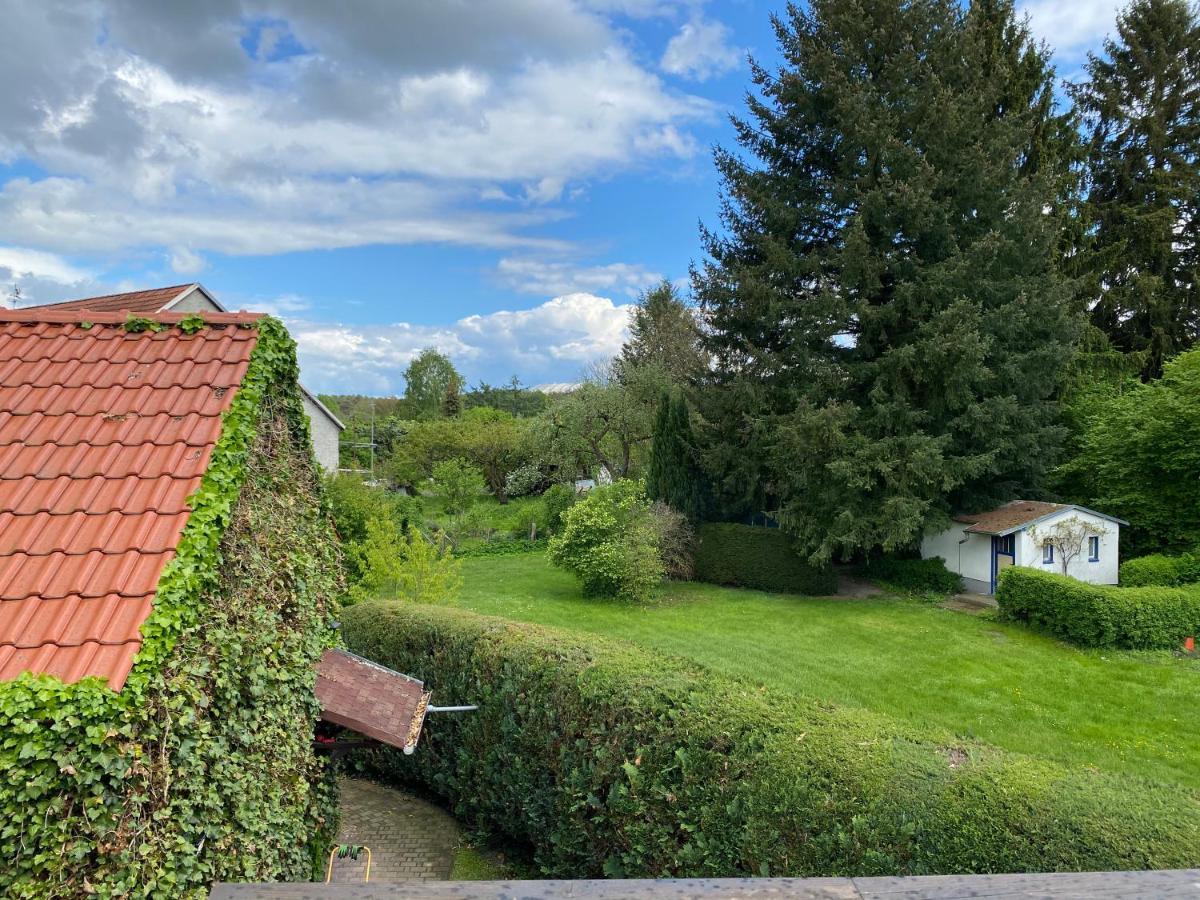 Ferienwohnung Zum Schloss Halbe Bagian luar foto