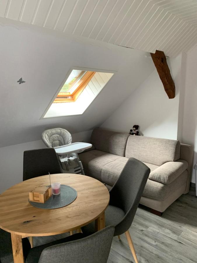 Ferienwohnung Zum Schloss Halbe Bagian luar foto